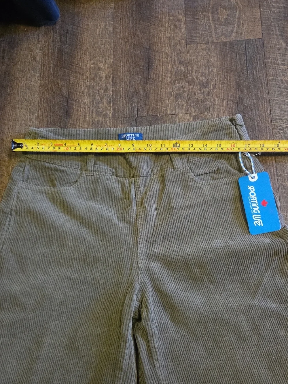 Olive Green Corduroy Pants sporting life. New with tags. - Picture 12 of 13